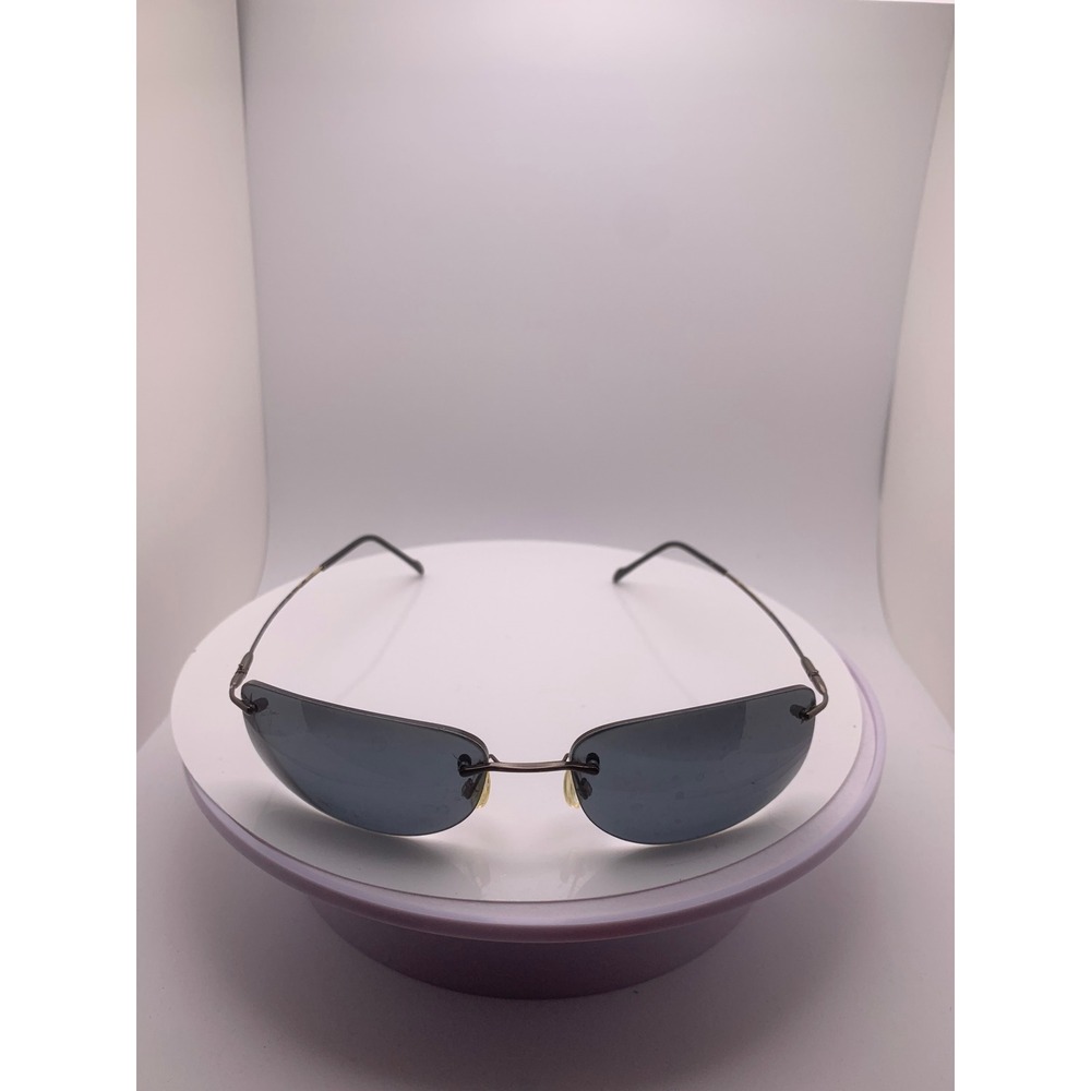 Maui Jim MJ-450-02 Rimless Stainless Steel GlassesUnisex Gunmetal Frames Only